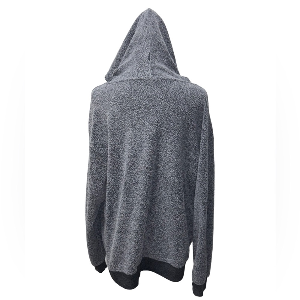 Member's Mark Dark Gray Two Toned Reverse Fleece Hoodie Size 2XL - Picture 4 of 5